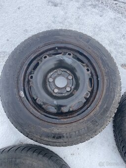Plechové kola 5x100 r14 175/65/14 zimní - 4