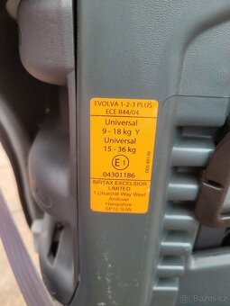 Autosedačka Britax Römer Evolve 1-2-3 PLUS - 4
