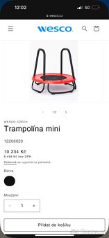 WESCO trampolína MINI certifikovaná pro nejmenší - 4