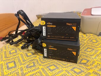 elektronika - ramky, 2x zdroj, tiskárna. - 4