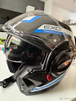 Překlápěcí helma Scorpion Exo tech carbon - 4