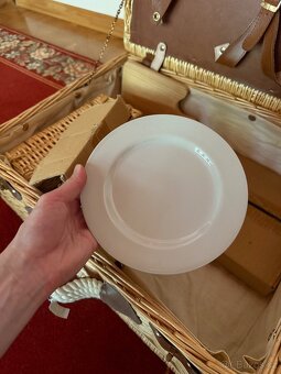 Piknikový proutěný kufr / kufřík - 4