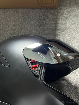 AGV K1-S vel. L - černá + stříbrné plexi – Jako nová - 4