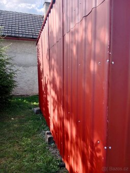 Stavební Buňka, Zahradní domek, 5x2.5m červená - 4