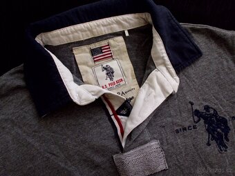 U.S.Polo Assn. pánske polo tričko  M - 4