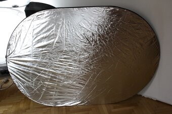 Odrazná deska ovál skládací 5v1 100x150cm - 4