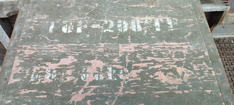 Vojenská transportní bedna TUF - ČSLA, industriální styl - 4