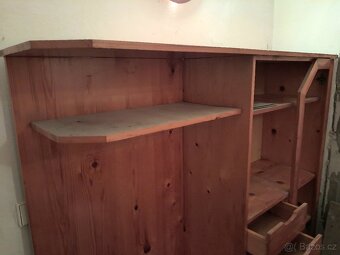 Předsíňová stěna/botník - smrk - 4