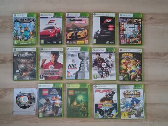 Xbox 360 + 3 ovladače + 15 her - 4
