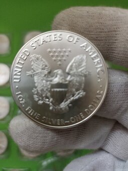 stříbrné mince 19ks - 4