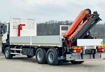 9188 - Renault C 380 - 6x4 - Valník + HR-PALFINGER PK 18002- - 4