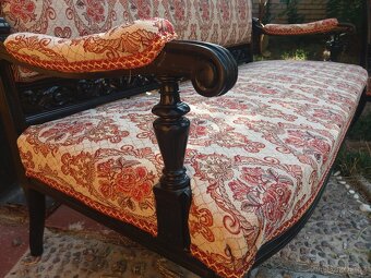 Starožitna sofa 2 křesla - 4