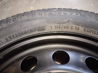 Originální dojezdové kolo BMW – Continental T115/90 R16, jen - 4