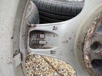 Letní originální alu kola Volkswagen s pneu 195/65 R15 - 4