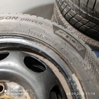 13" plechová kola – 4x100 – ŠKODA (SEAT, VW, OPEL) - 4