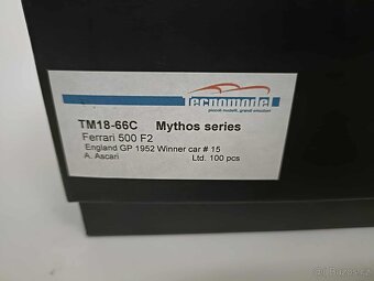 Ferrari 500F2 Alberto Ascari 1952 Mistr Světa, Tecnomodel - 4