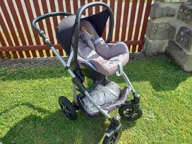 Kombinovaný kočárek Dorjan (vajíčko MaxiCosi se základnou) - 4