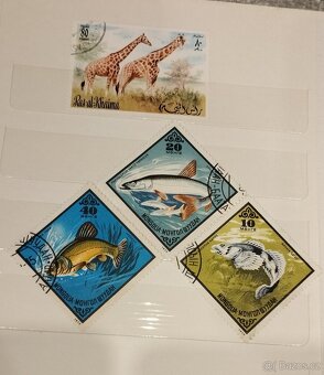 Žbirka známek z dětství 4x album č 2 - 4