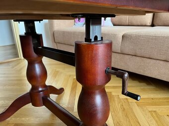 Konferenční stolek, výškově nastavitelný s možností zvětšit - 4