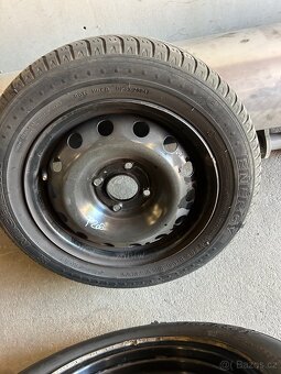 Plechové disky Peugeot 207 14” + pneu - 4