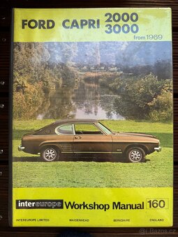 FORD CAPRI originální montážní manualy a sběratelská kniha - 4