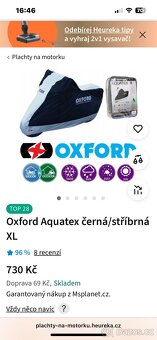 Plachta na motorku Oxford XL - 4