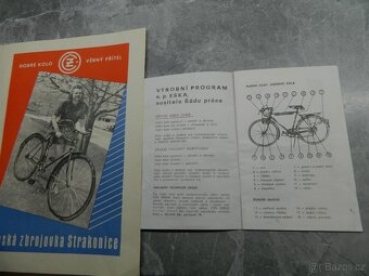 Prodám návod k obsluze Eska,Favorit a reklama na kolo ČZ. - 4