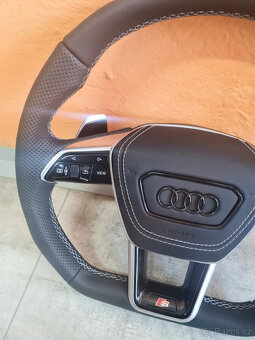AUDI VOLANT - SPORTOVY S LOGOM S + AIRBAG + PADLA - 4
