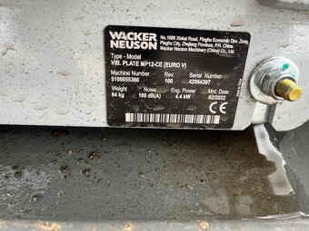 Vibrační deska Wacker Neuson MP 12 - 4