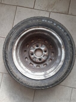Sada 4ks pneu 145/70 R13 + plechové disky Matiz - 4
