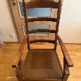 Starožitné dřevěné křeslo - 4