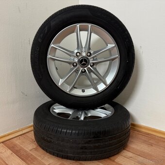 MERCEDES A/B/CLA 5x112 R16 ET44+LETNÍ 205/60R16 6m - 4