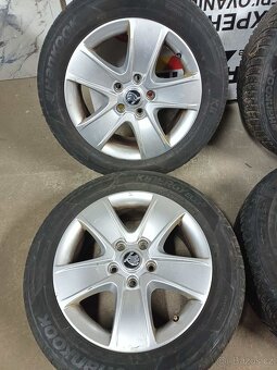 4ks alu disky Škoda 5x112 r16 pneu 5mm - 4