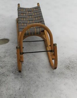 Saně / sáňky kvalitní poctivé pevné české dětské - 4