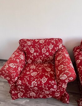Dvoumístná sedačka Ikea Ektorp + křeslo Ikea Ektorp - 4