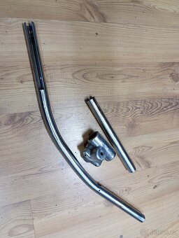 Řidítka Jawa 550/555 očištěné/nový chrom - 4