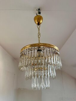Retro křišťálový lustr - 4
