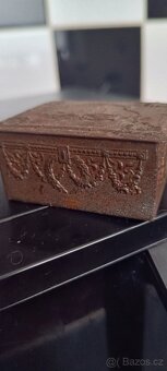 Starožitná plechová krabička - 4