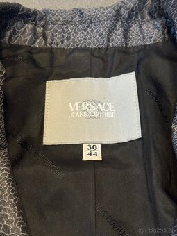 Originální Versace snakeskin blazer - 4