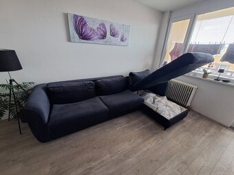 Velký rohový gauč, rozkládací s úložným prostorem - 4