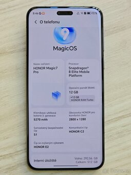 Nový Honor Magic7 Pro 12/512 GB, záruka - 4