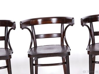 4x prvorepubliková křesílka, židle THONET - 4