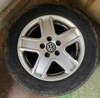 Alu R16 5x112 oreg Vw na slušných letních 205/55 R16 - 4