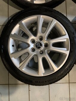 Alu kola Škoda R17 5X112 ZÁNOVNÍ LETNÍ PNEU 225/45 R17 ZENIT - 4