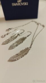 Swarovski, sada náušnice a přívěsek - 4