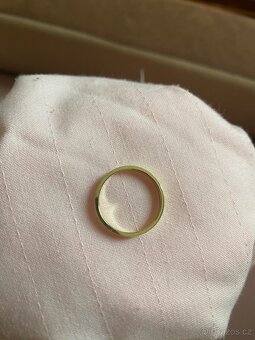 Zlatý prsten 14k - 4