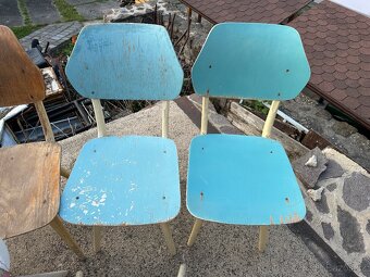 Designové RETRO židle BRUSEL - cena 300,- za kus - 4