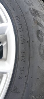 ALU KOLA -LAND ROVER 5×120/R19 + PNEU 235/65/19 PIRELLI - 4