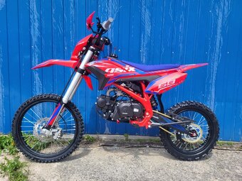 Pitbike ASIX XB-68 125ccm 19"/16" E-START + světlo červená - 4