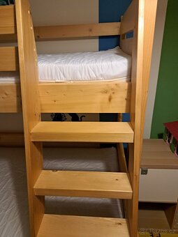 Palanda masiv + matrace 15cm + šuplíky - 4